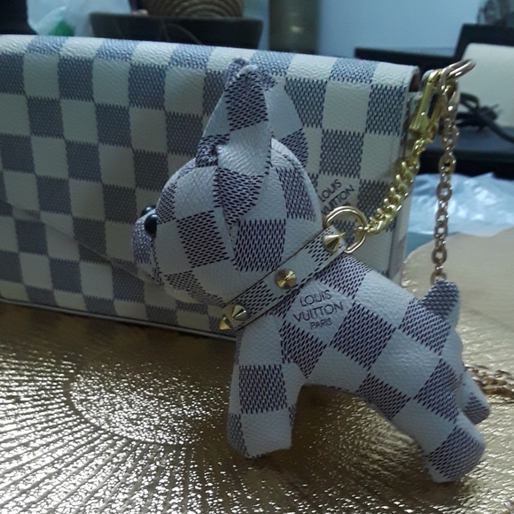 French Bulldog Purse/Key Charm - Picture 2 of 5